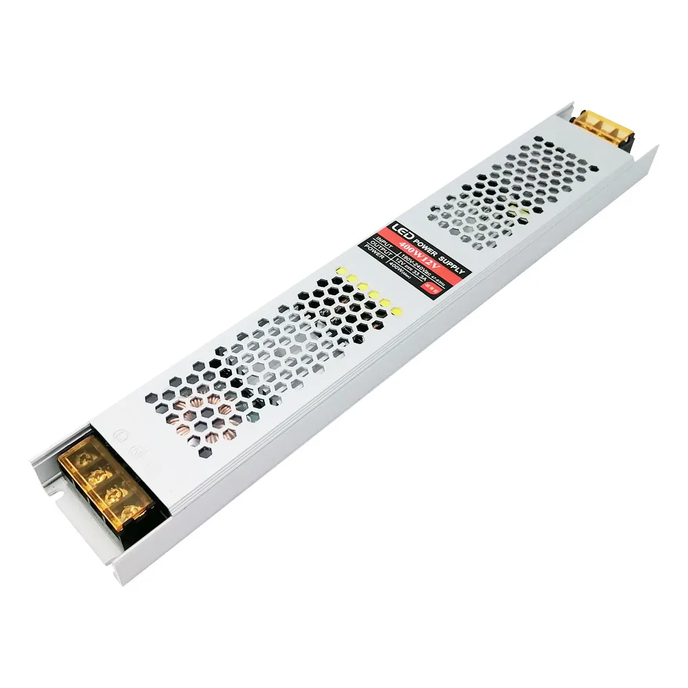 LEDストリップライト用超薄型電源,照明トランス,60w 220 w 300w ac220v,12v-400 v