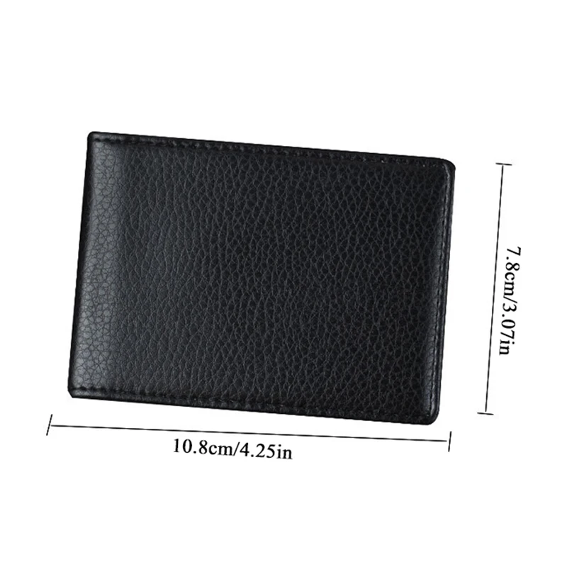 Cheaper Card Holder Ultra-thin Driver License Holder Leather Cover for Car Driving Documents Business ID Pass Certificate Folder