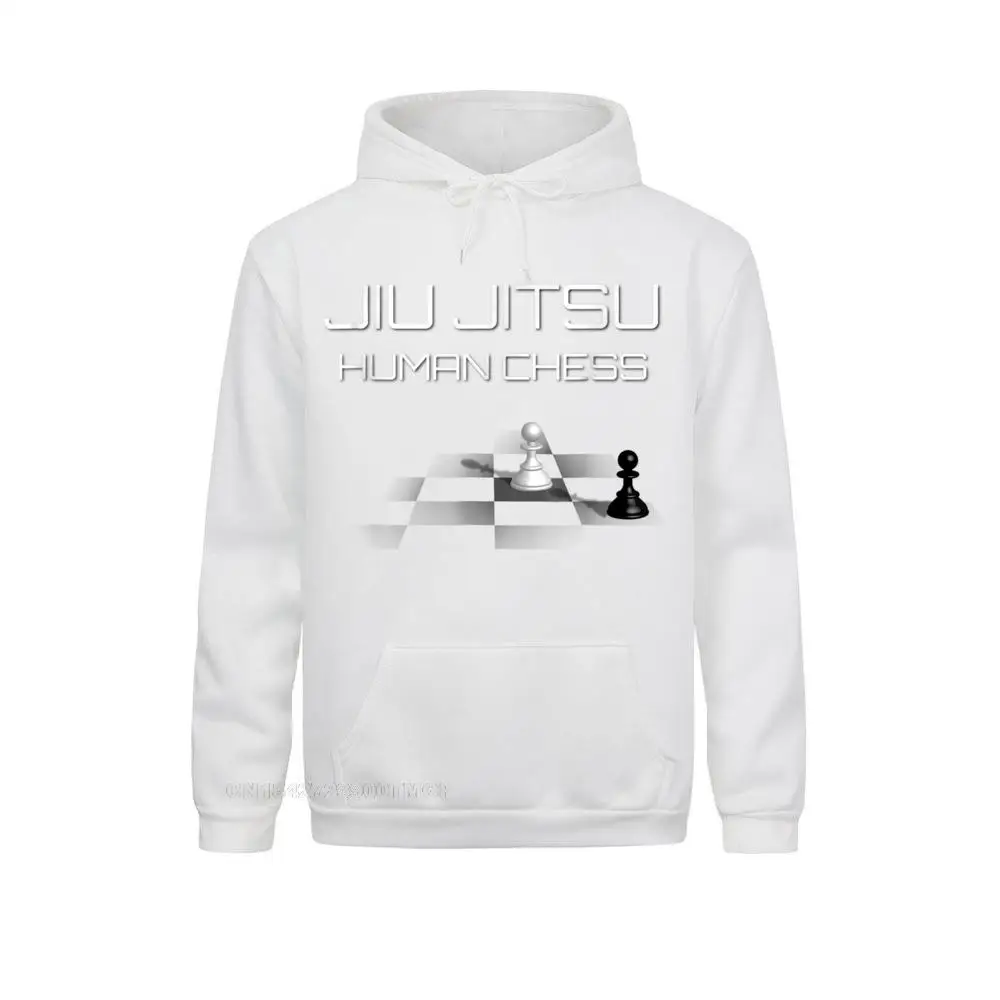 Hoodies Clothes Human Chess Jiu Jitsu Shirt BJJ MMA Men Summer/Fall Long Sleeve  Adult Sweatshirts Simple Style Funny