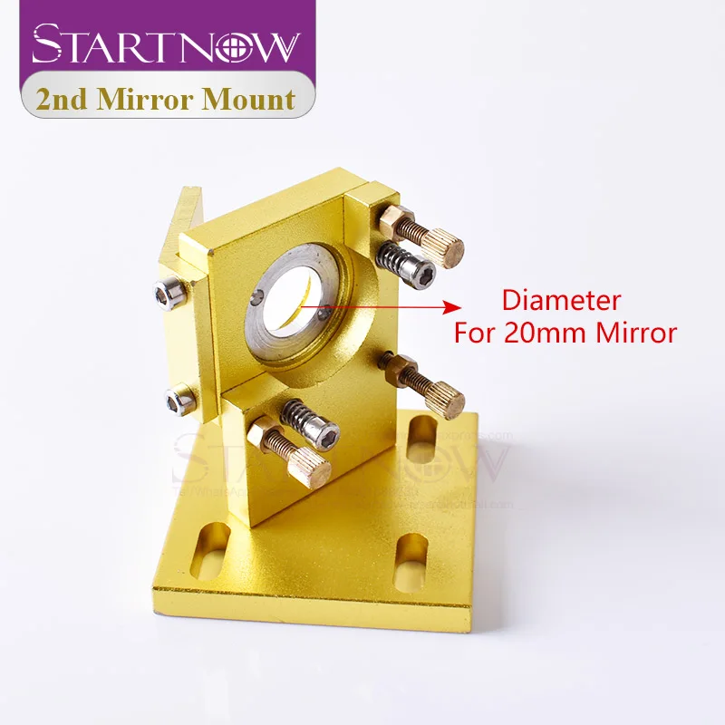 Startnow DIY CO2 Laser Head Set 12mm 18 Focus Lens & 20mm Mo Si Mirror Laser Integrative Mount Holder For 4060 K40 Laser Machine