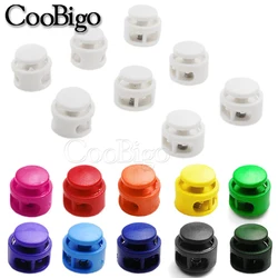 10pcs Plastic Cord Lock Stopper Toggle Clip Rope Clamp Buckle for Drawstring Bag Hat Lanyard Clothes Shoelace Sewing Accessories