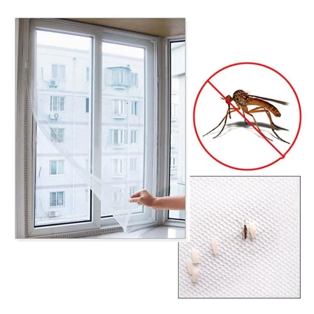 Window Screen Anti Mosquito Bug Insect Fly Window Screen Nano DIY Mesh Net Curtain,Customizable Screen Window Mesh