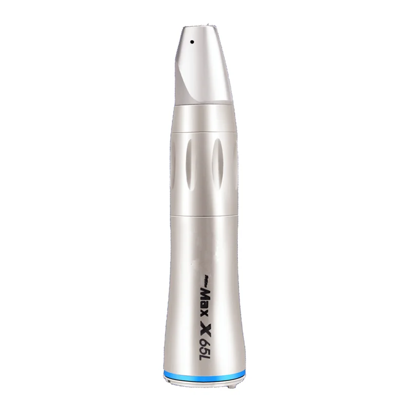 

Dental surgical simple operate 1:1 MAX X65L direct drive low speed blue ring straight LED handpiece with single water spray