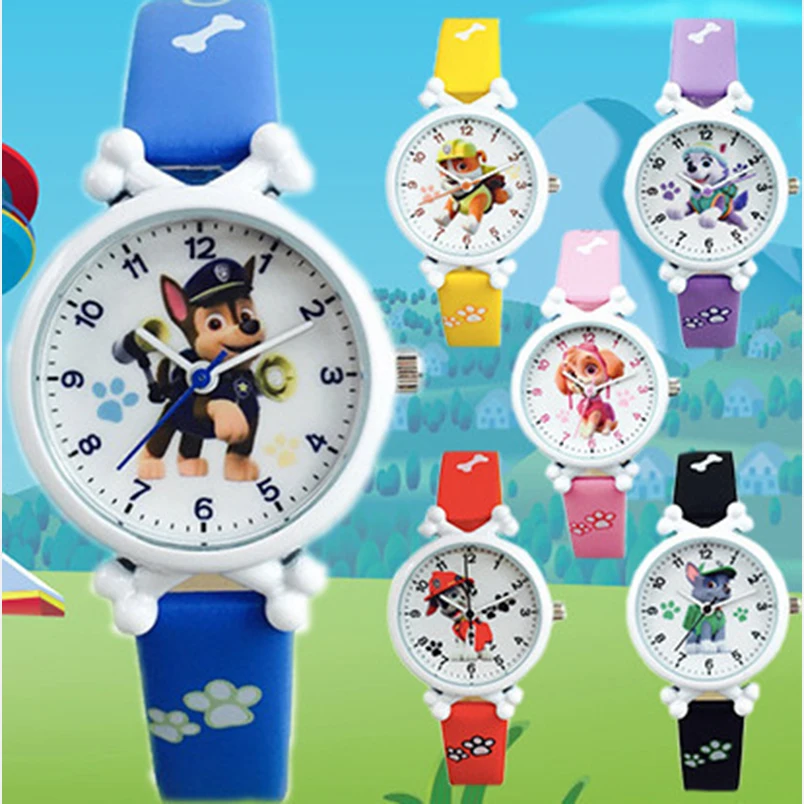 Paw Patrol Watch Chase Marshall Everest Digital Watch Action Figure Children's Electronic Waterproof Boy Girl Kid Christmas Toys