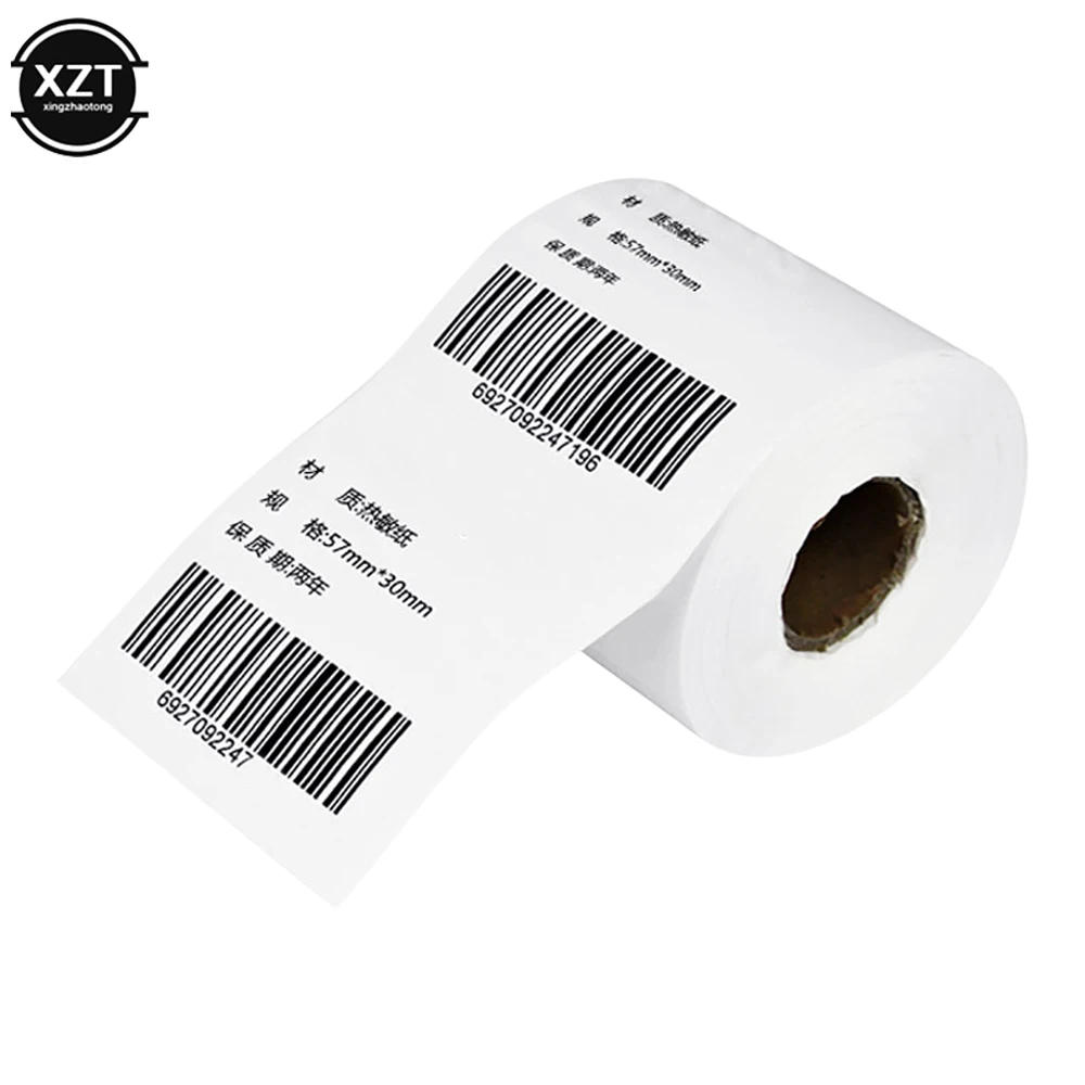 1 Roll 57X30Mm Thermische Afdrukken Fotopapier Voor Mini Pocket Photo Printer Kassa Papier Hand rekening Afdrukken Papier