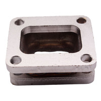 Cast Iron Turbo Adapter Flange for T3 to T4 Turbocharger W/ 15degree