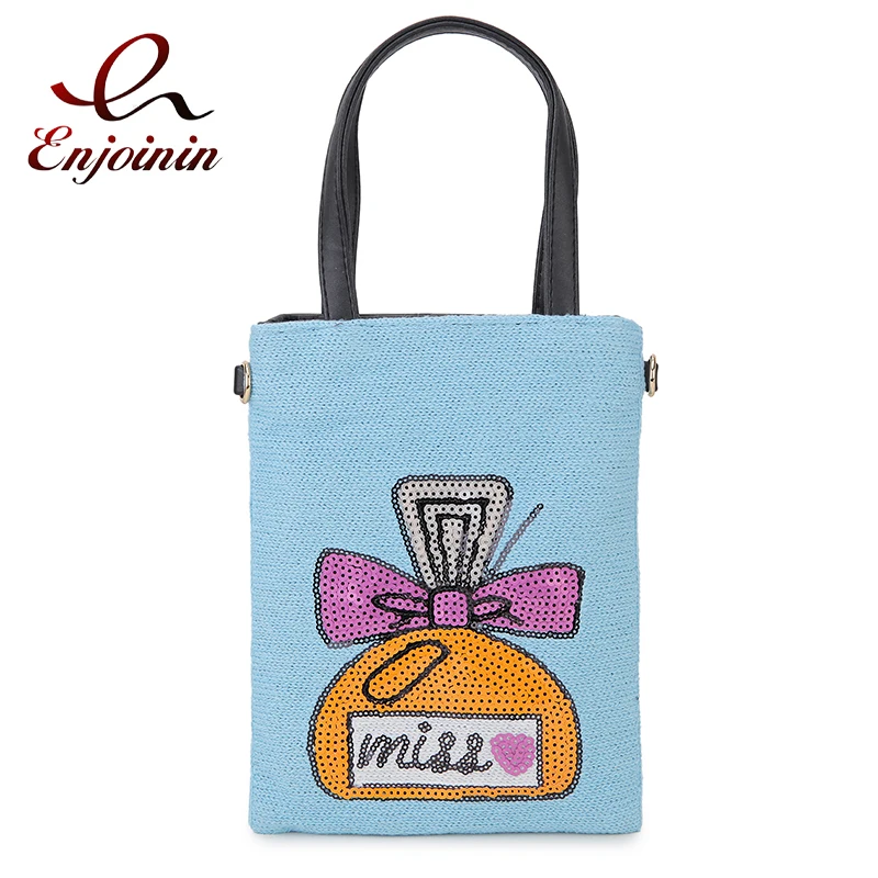

Sequins Cartoon Purses and Handbags for Women Designer Shoulder Bag Female Crossbody Bag Fashion Party Clutch Pu Leather Purses