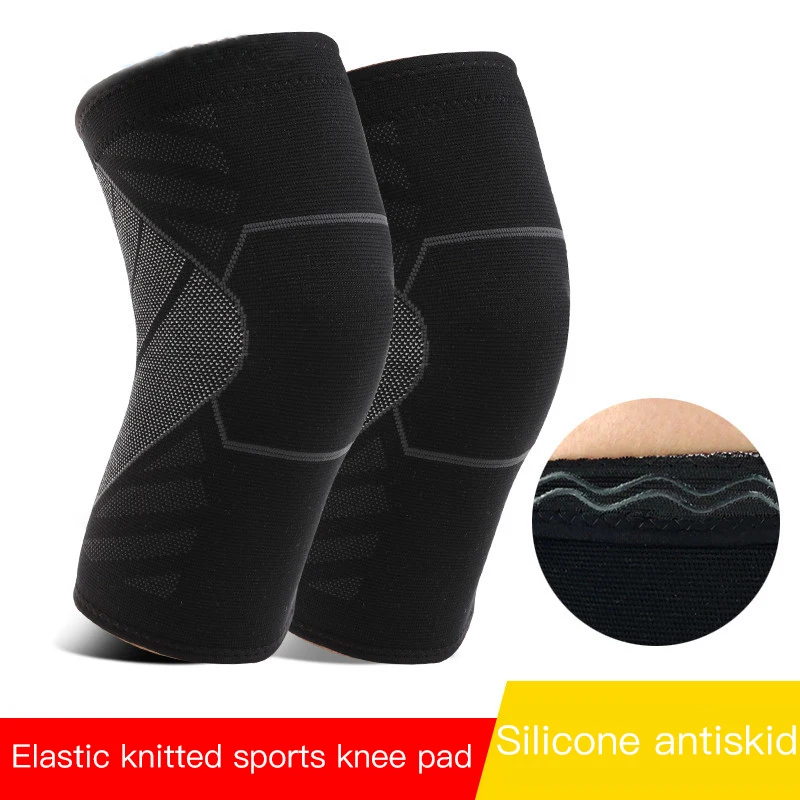 Knee Pads Sports High-elastic Kneepads Knitted Nylon knee pads breathable running Training sweat absorption For Women Men