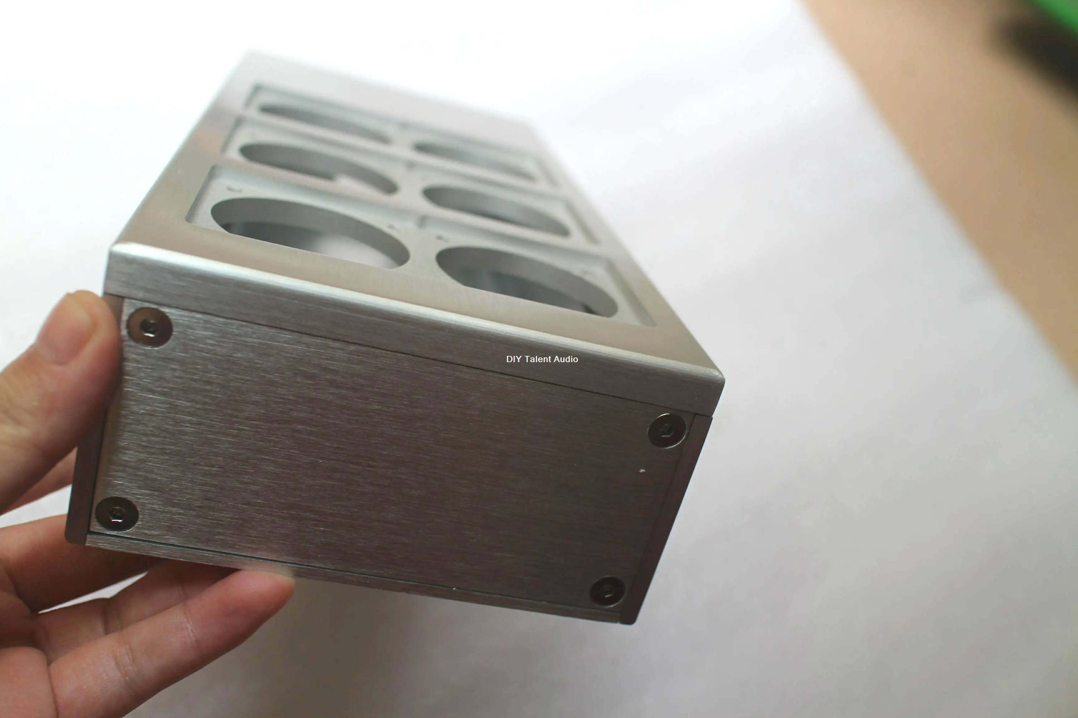 EU standard socket power fitter aluminum DIY shell Installation chassis for audio European plug