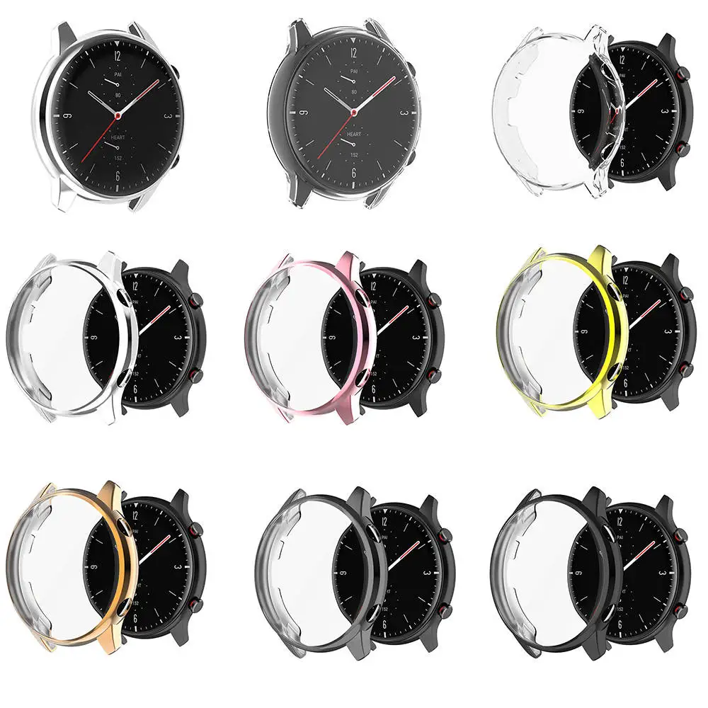 Custodia protettiva completa per Huami Amazfit GTR 2 GTS 2 2e custodia protettiva per schermo custodia per accessori di ricambio intelligente TPU