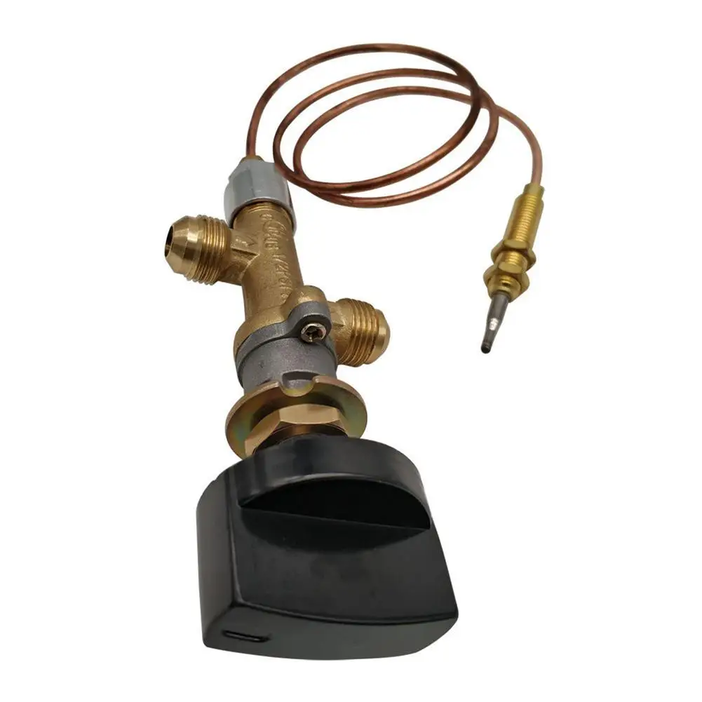 Imagem -04 - Válvula de Segurança para Aquecimento de Gás Propano Válvula de Segurança com Termopar e Botão Gás Propano Gás Lpg Controle por Falha de Chama