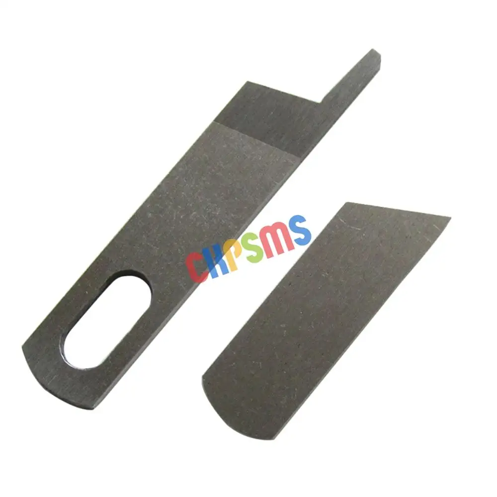 Upper & Lower Knives Blades #412585&412749 fit for Singer 14u12a,14u13,14u65 14U