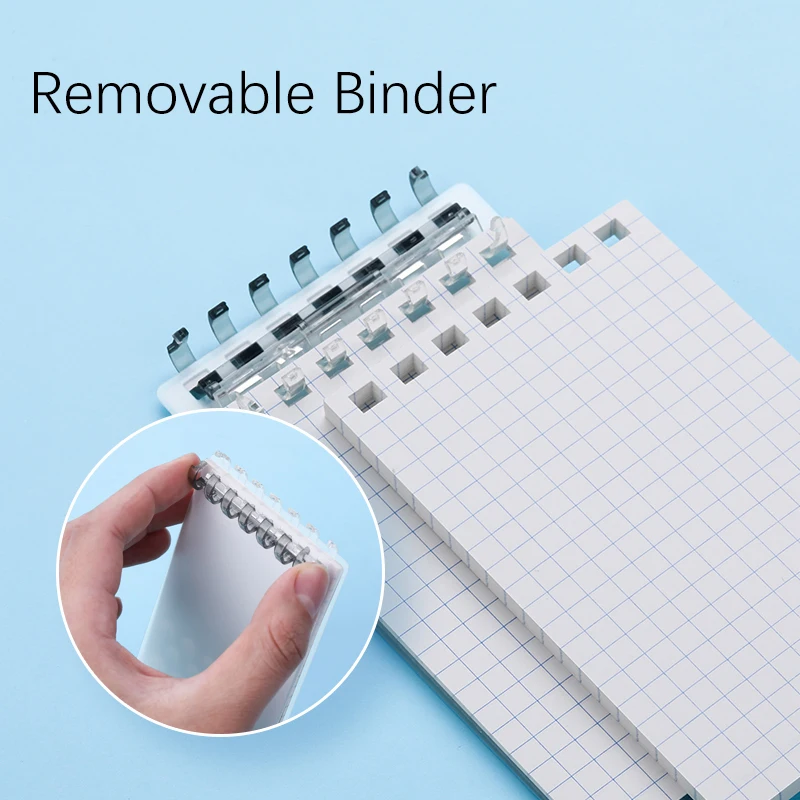 KOKUYO Mini Binder Notebook A7 Campus Smart Ring Memo Note WSG-MER520 Pastel Cookie Series Planner Loose-Leaf Book
