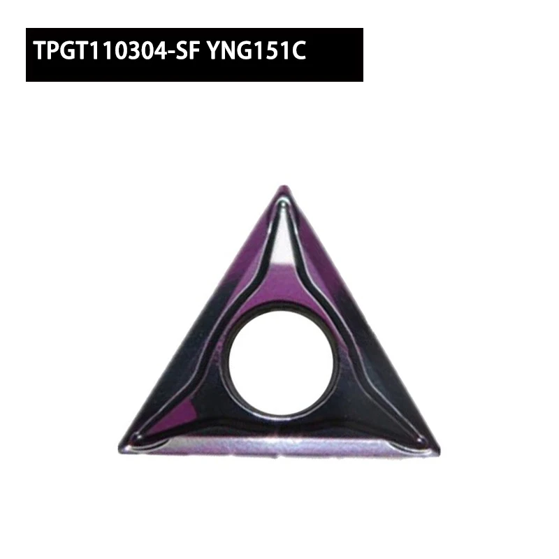 TPGT110308 TPGT Ban Đầu Biến Dạng 10 Chiếc TPGT110302 YNG151 TPGT110304 SF YNG151C Tiện Bằng Máy CNC Máy Cắt Dụng Cụ