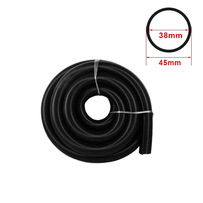 A mangueira da linha palhas interno 38mm exterior 45mm para aspiradores de pó acessórios do agregado familiar rosqueou a substituição das peças sobresselentes da tubulação do tubo
