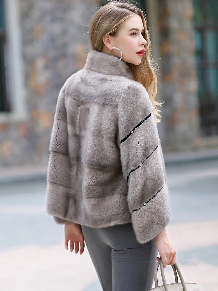 Real Mink Coat Female Natural Fur Coats Winter Jacket Women Clothes 2020 Luxury Korean Jackets Manteau Femme MY4302