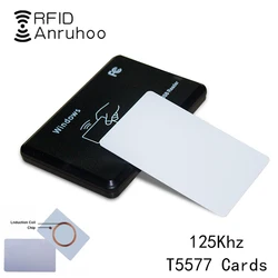 5/10PCS EM4305 Rewritable Smart Chip Card RFID Duplicate Tag 125Khz Copier Badge T5577 Duplicator Access Control Clone Key