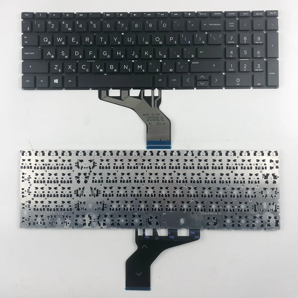 

US UK Russian Laptop keyboard For HP 15-DA 15-DB 15-DX 15-DR 250 G7 255 G7 TPN-C136 TPN-C135black RU US UK Layout