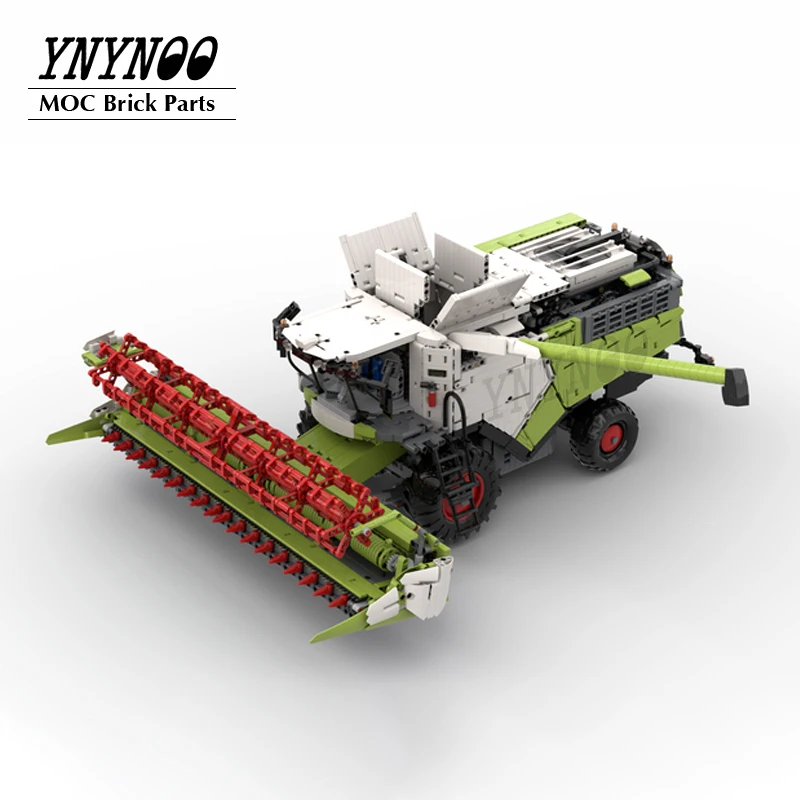 NEW 2021 Technical Tractor 8900 Combine Harvester Electric RC MOC Building Blcoks Model DIY Assemble Bricks Toys Gifts