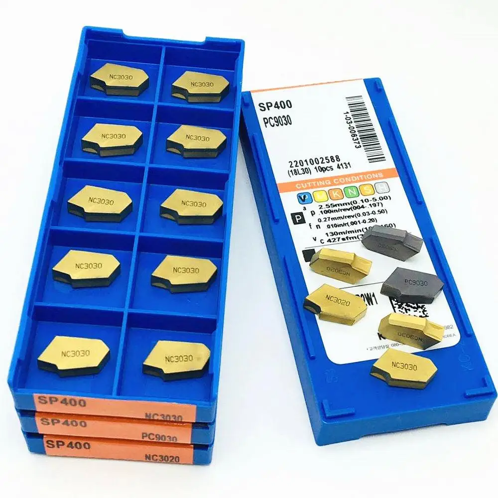 Grooving tool SP300 SP400 SP200 NC3020 NC3030 PC9030 new grooving and grooving  carbide metal turning tools