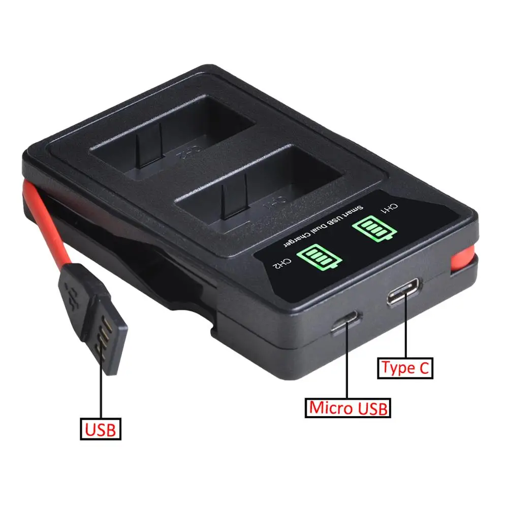 1300mAh NB-10L NB10L Battery + NB 10L Battery Charger with USB and Type C Port for Canon G1X G15 G16 SX40HS SX50HS SX60HS SX40
