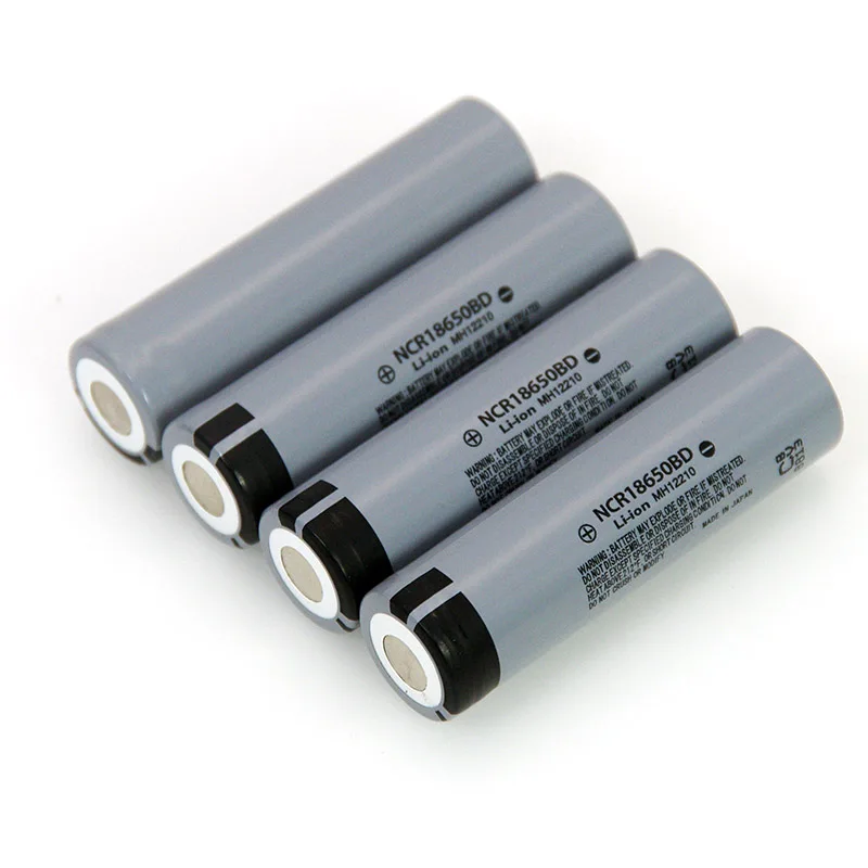 Original New NCR18650BD 3200mAh 18650 3.7V lithium Rechargeable battery 10A discharge for Flashlight