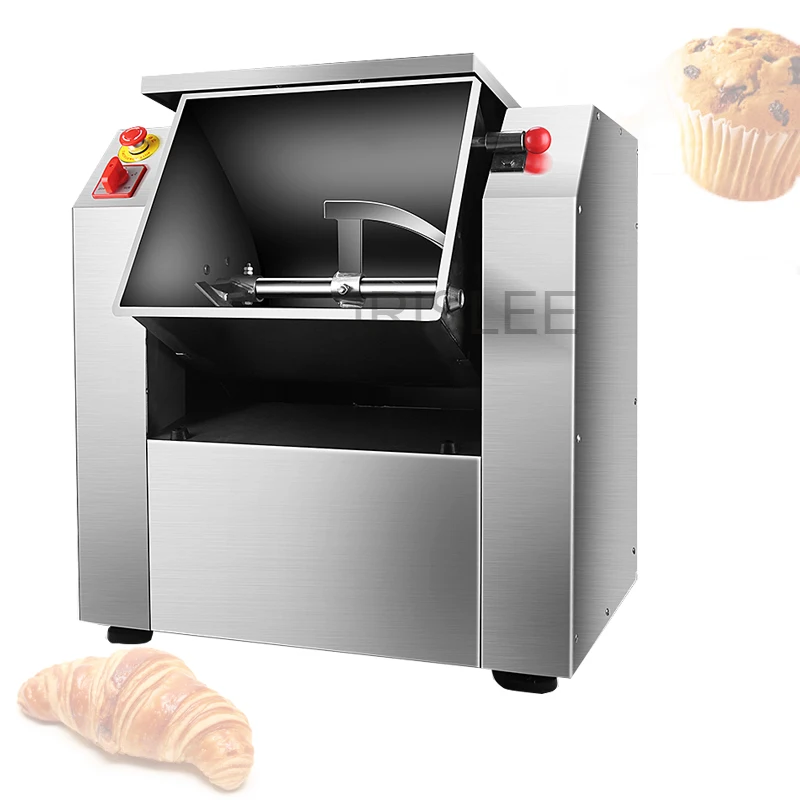 

220V Desktop Home Croissant Noodle Wonton Wrapper Dough Mixer Automatic Kitchen Appliance Small Kneading Machine Stainless Steel