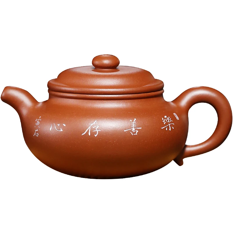 |recommended all pure hand large capacity each teapot tea set of household pot bottom groove antique pot single pot