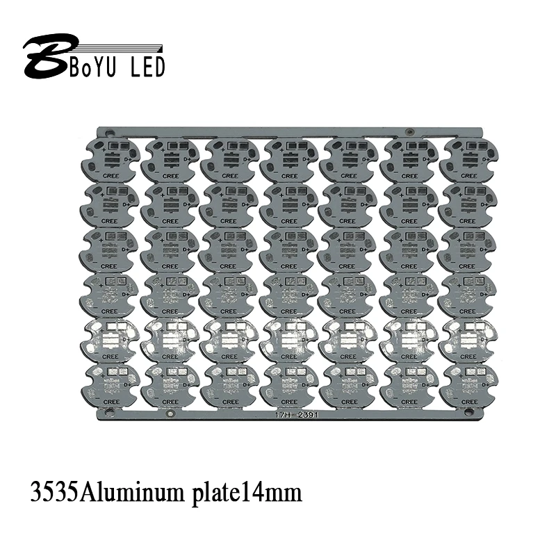 50pcs CREE LED3535 XPE chip lamp beads ceramic lamp beads aluminum substrate heat sink 12mm PCB 14mm PCB 16mm PCB 20mm PCB