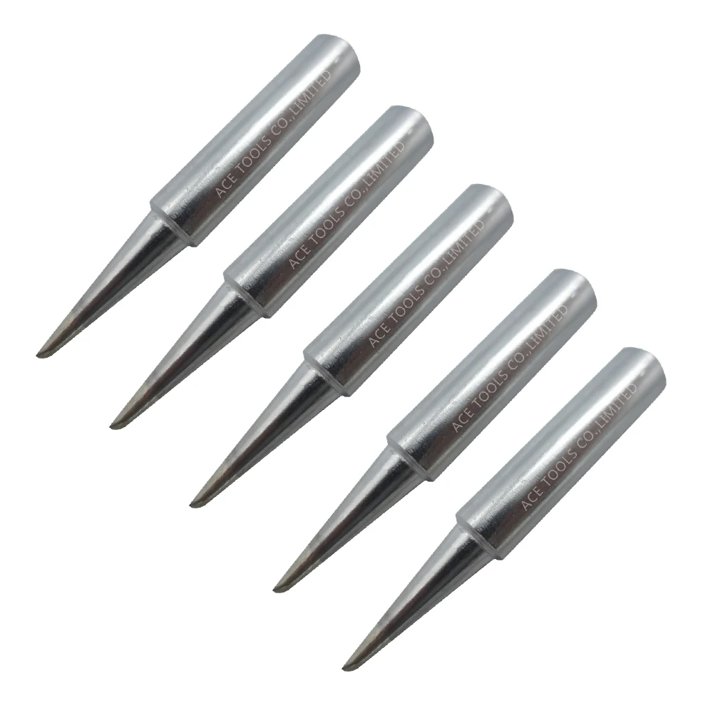 

Soldering Tip T18-C13 Bevel 1.3mm Iron Nozzle Pencil Handle Welding Bit Fit HAKKO FX-888 FX-888D FX-8801 FX-600