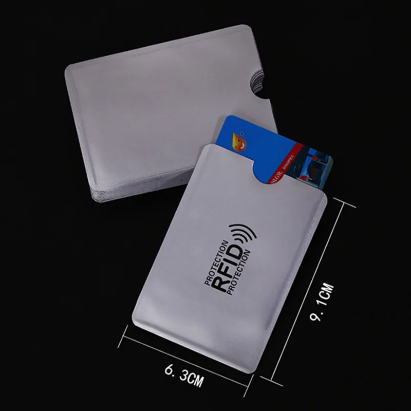 50 шт./упаковка, блокировка Rfid-кошелька