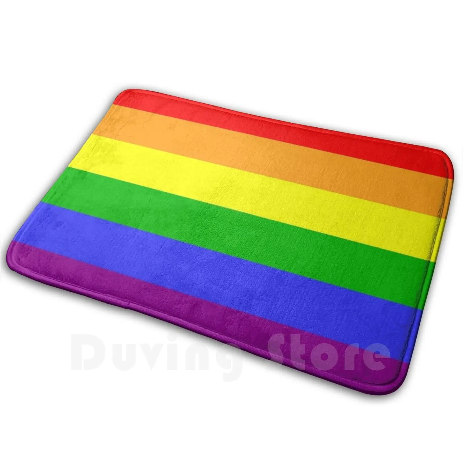 

Rainbow Pride ( Flag ) Mat Rug Carpet Anti-Slip Floor Mats Bedroom Rainbow Pride Pride Flag Mat Rug Carpet Mat