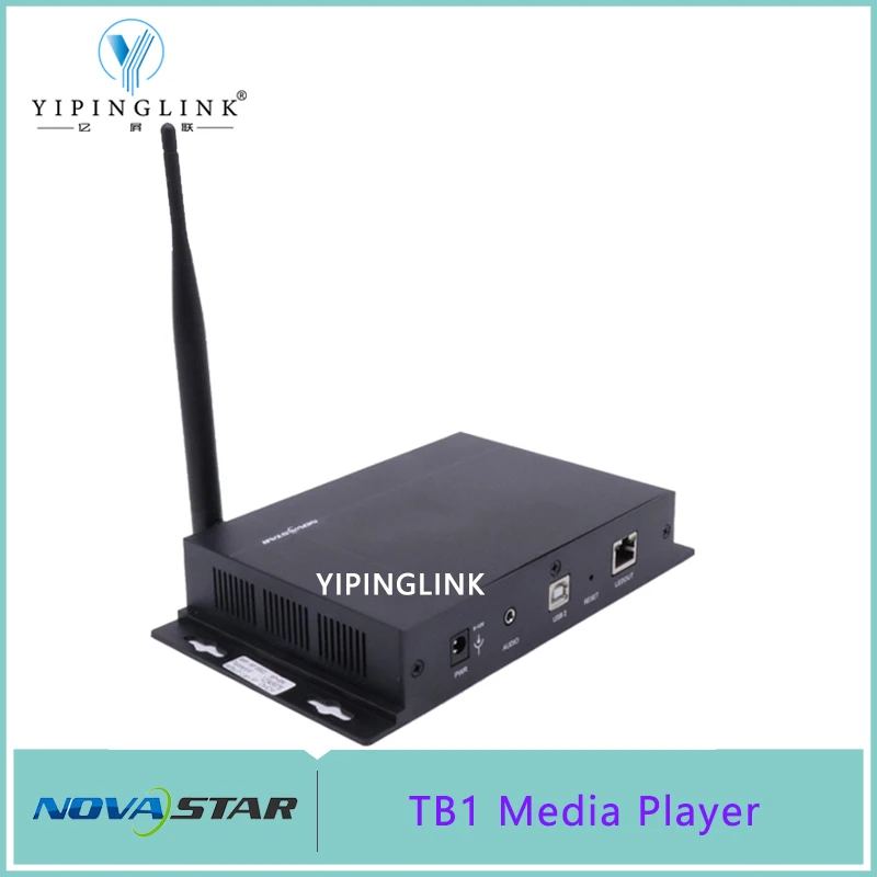 Novastar TB1 حاليا كامل اللون شاشة LED ميديا بلاير مربع TB1-4G غير المتزامن في الهواء الطلق شاشة LED إرسال مربع تحكم