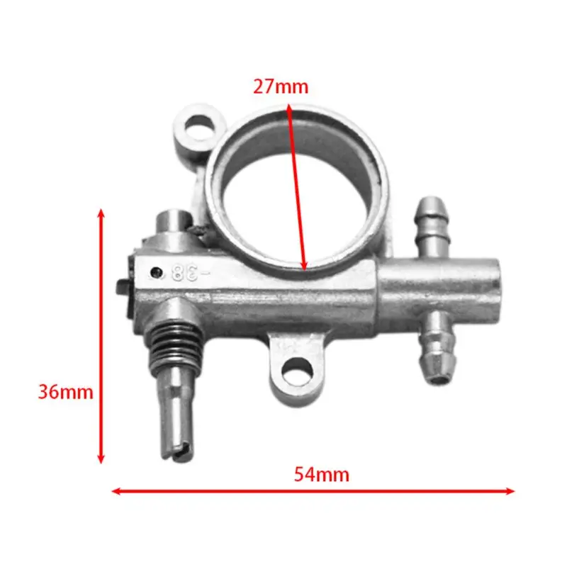 Pièces de rechange pour tronçonneuse, pompe à huile avec engrenage d\'entraînement à vis sans fin, adapté à la tronçonneuse 25CC/38CC, 2500/3800