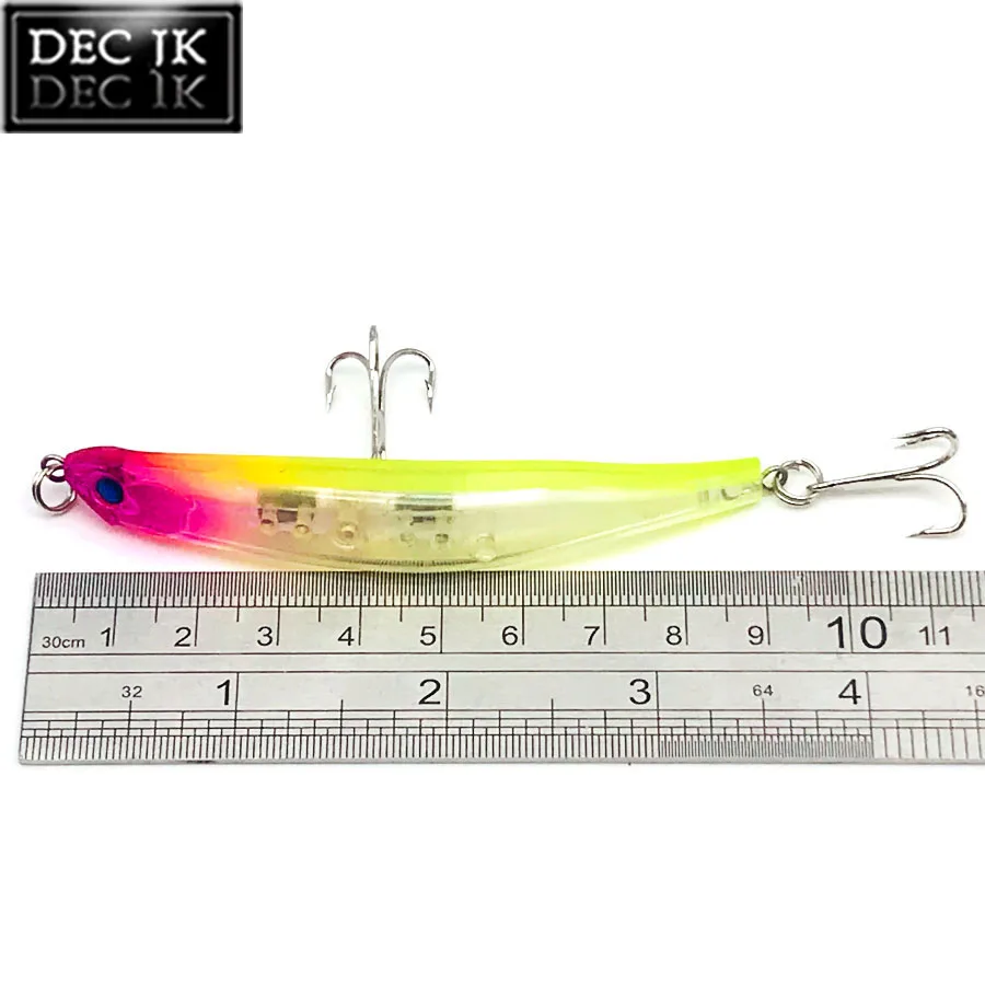 1PCS Topwater Hard Plastic Bent Pencil Fake/Artificial Bait For Pike Trout Swimbait Sea Wobblers Fishing Lures China Floating