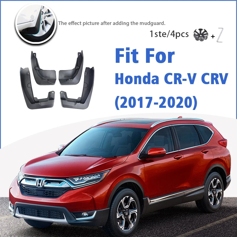 

Mudguard For Honda CR-V CRV 2017 2018 2019 2020 Front Rear 4pcs Mudflaps Mudguards Car Accessories Auto Styline Splash Guard