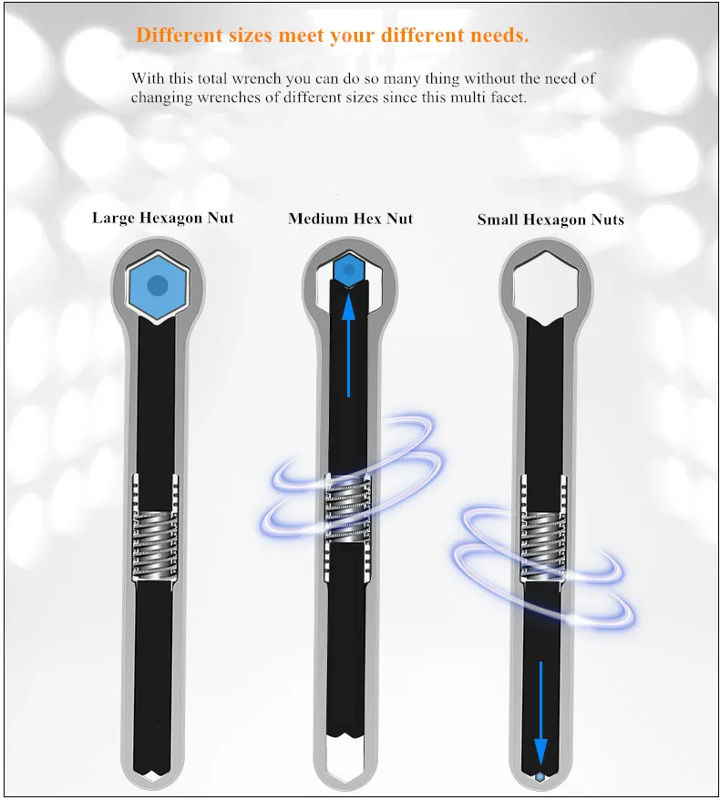 2 Chiếc Đa Năng Torx Cờ Lê, Kết Thúc Mở Cờ Lê, cao Cấp KÉP ĐÔI-Đầu Đa Năng Dụng Cụ, Cờ Lê Tự Động Điều Chỉnh Hộ Gia Đình