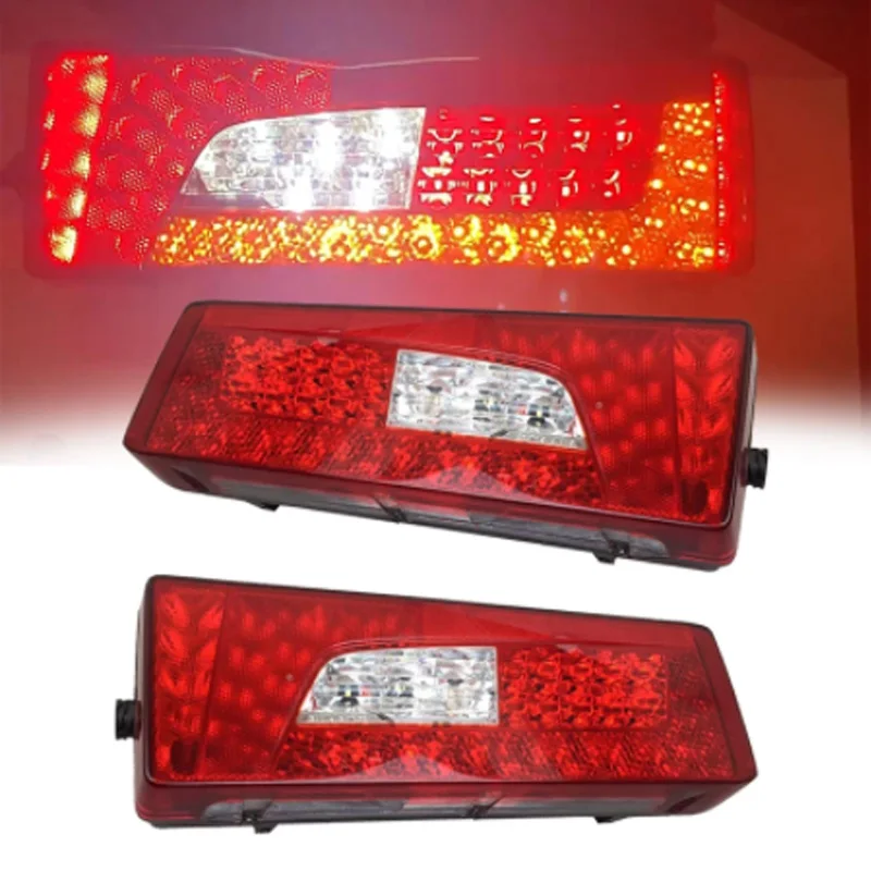 

1Pair 24v LED Truck Trailer Tail Light 2380955 | 2241860 | 2380954 | 2241 859 For SCANIA G400 G450 P500 R500