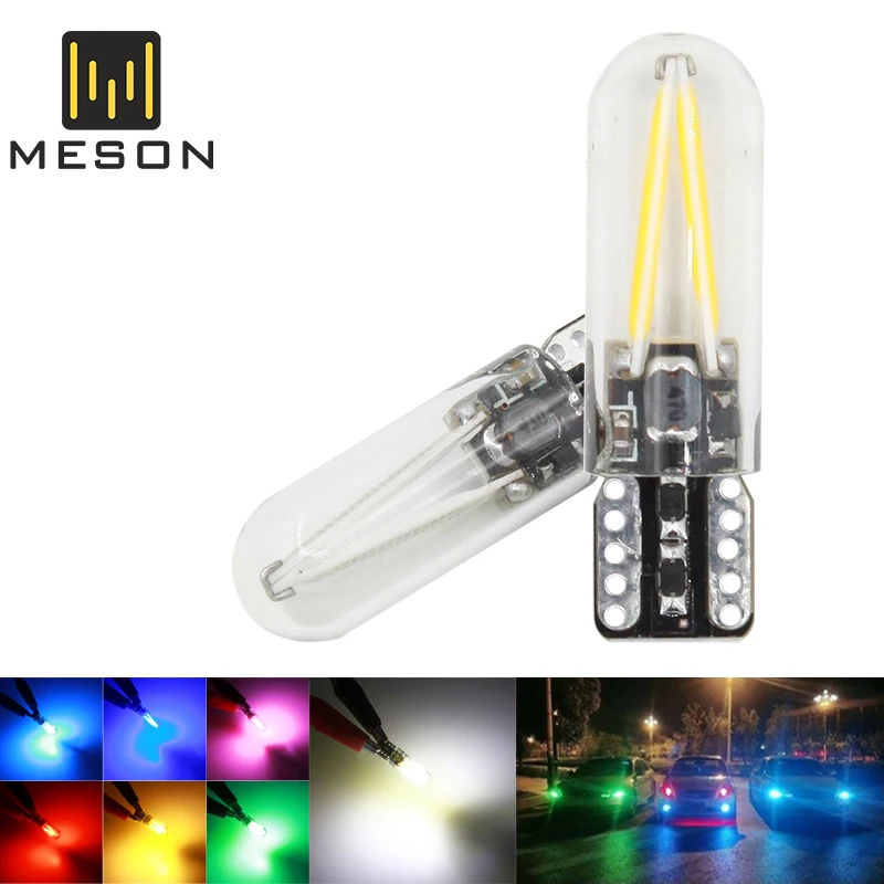 

1pcs Car T10 Canbus LED W5W Cob Led 10SMD 194 168 Auto LED Car Interior Light plate Dome Reading Lamp Clearance Light 10W
