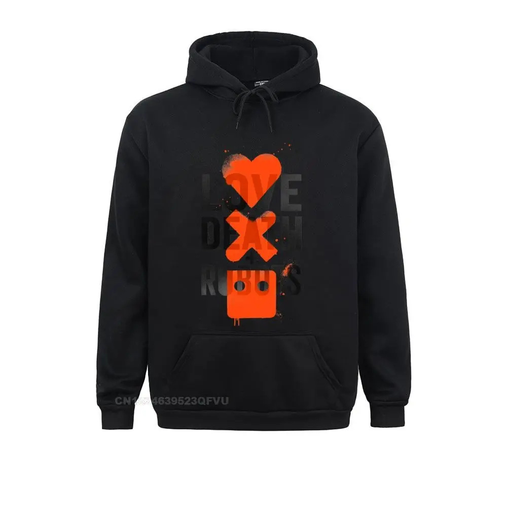 Love Death Robots Men's Customized With Own Logo Women Vintage Round Neck Sweater Cotton New Arrival Oversized