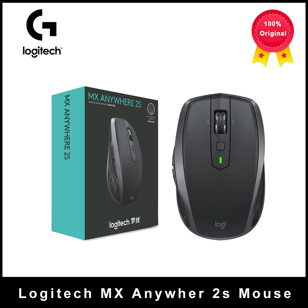 Logitech MX Anywhere 2S Wireless Mouse Bluetooth Mouse Portable Office Multi Device Switching without Receiver