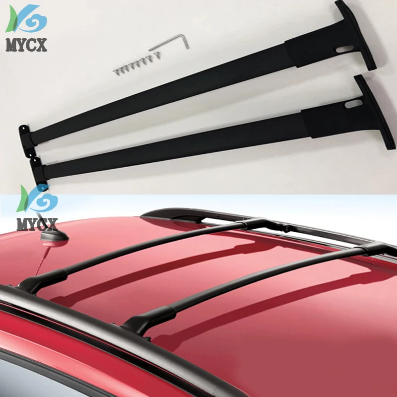 

OE Luggage Bar Roof Bar Cross Bar For Ford Explorer 2016 2017-2019,Aluminum Alloy+ABS Plastic, Original Style,For Decoration