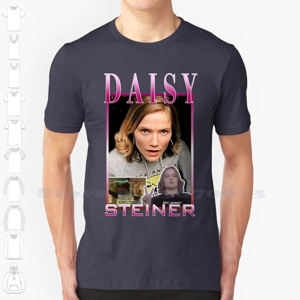 Daisy Steiner Spaced Tribute 100% Cotton T-Shirt Daisy Steiner Stevenson Hynes British Tv Sitcom British Comedy Edgar Wright