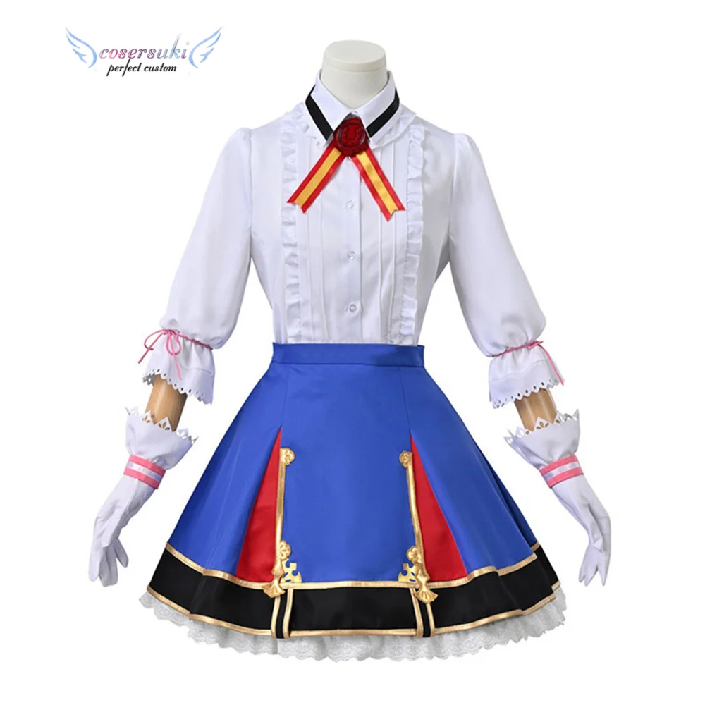 Uma musume Pretty Derby Meisho Doto Cosplay Costume Halloween Christmas Carnival Convention Outfit view 5