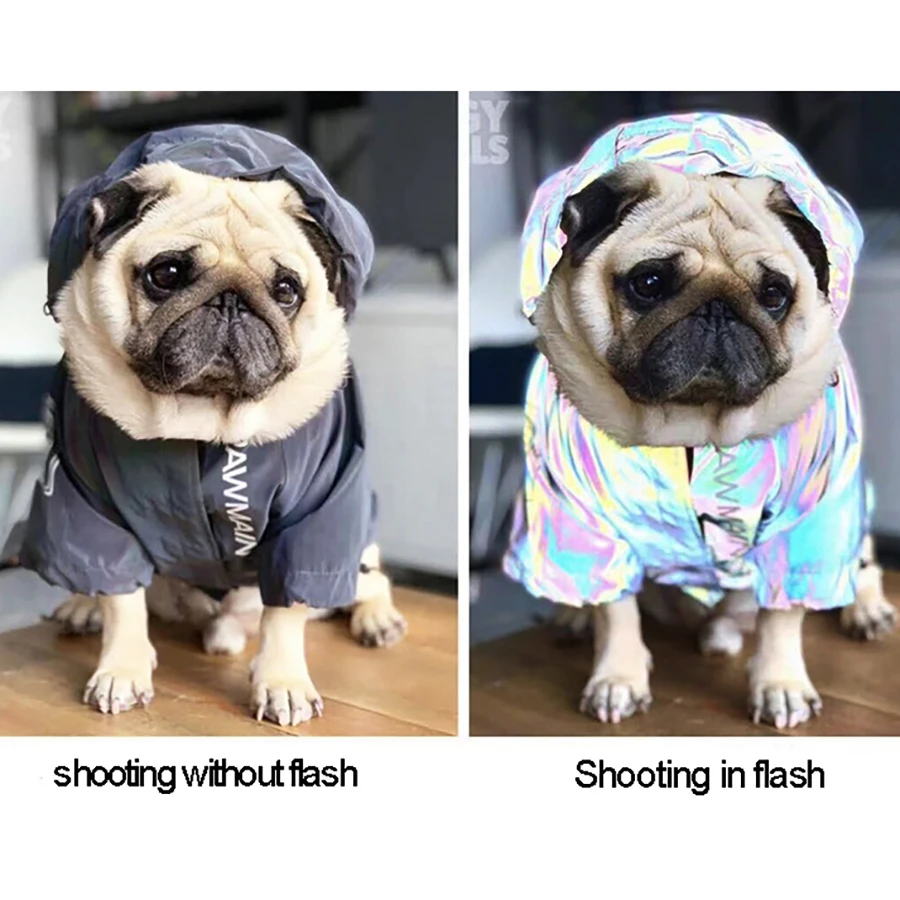 Reflective Pet Dog Clothes Winter Warm Coat Waterproof Pet Jacket Dog Cat Coat Clothes for Small Meidum Large Dogs