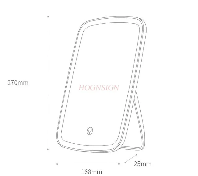 Desktop Led Desktop Make-Up Spiegel Tragbare Falten Füllung Spiegel Lichter Schlafsaal Schönheit Lichter Kleine Spiegel Verkauf