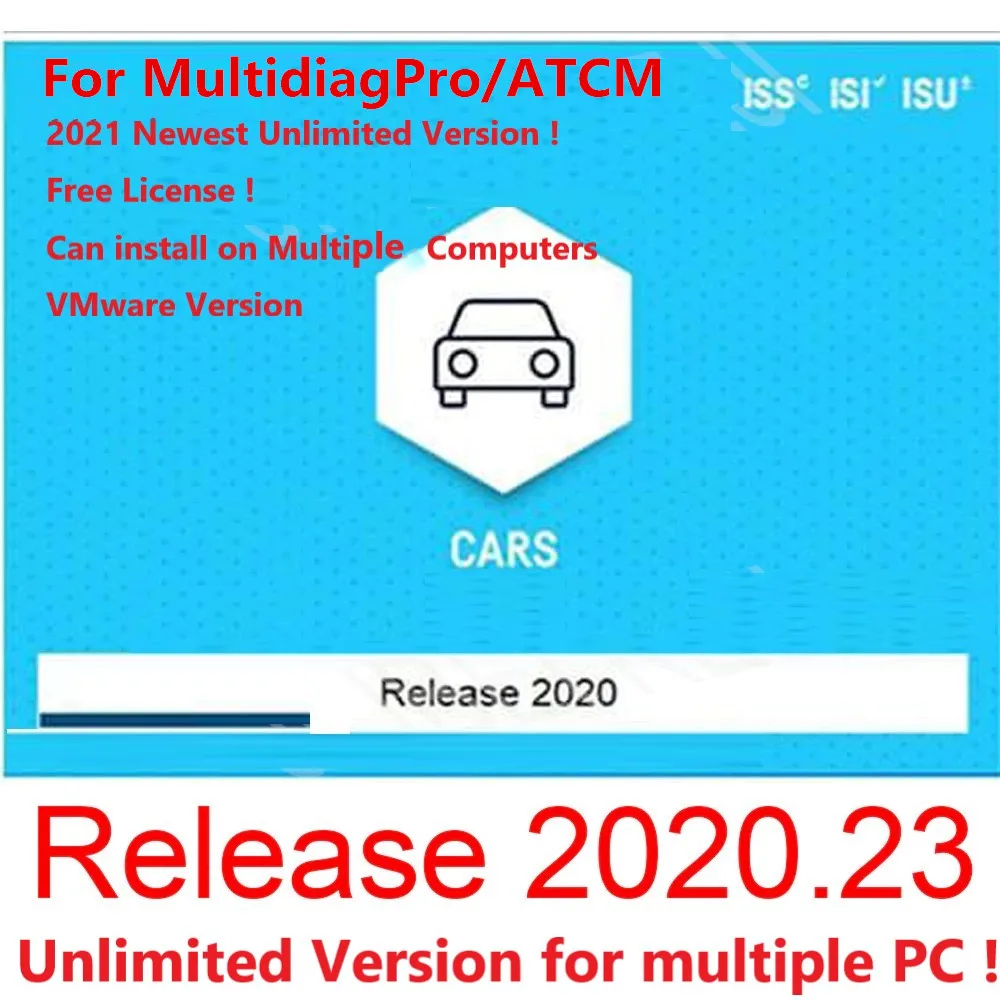 10PCS 2021.11 2020.23 With Keygen For TCS Pro Multidiag MVD 2016.R1 2018.r0 Software For Multi Cars Trucks OBD2 Diagnostic Tool