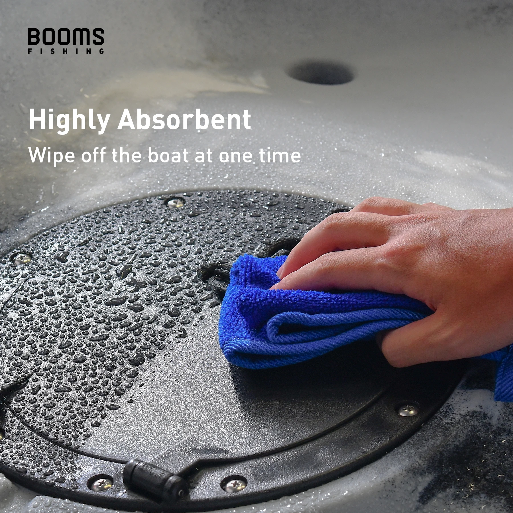 Booms Fishing B0T Microfiber Super Absorbent Fishing Towel Set Ultralight