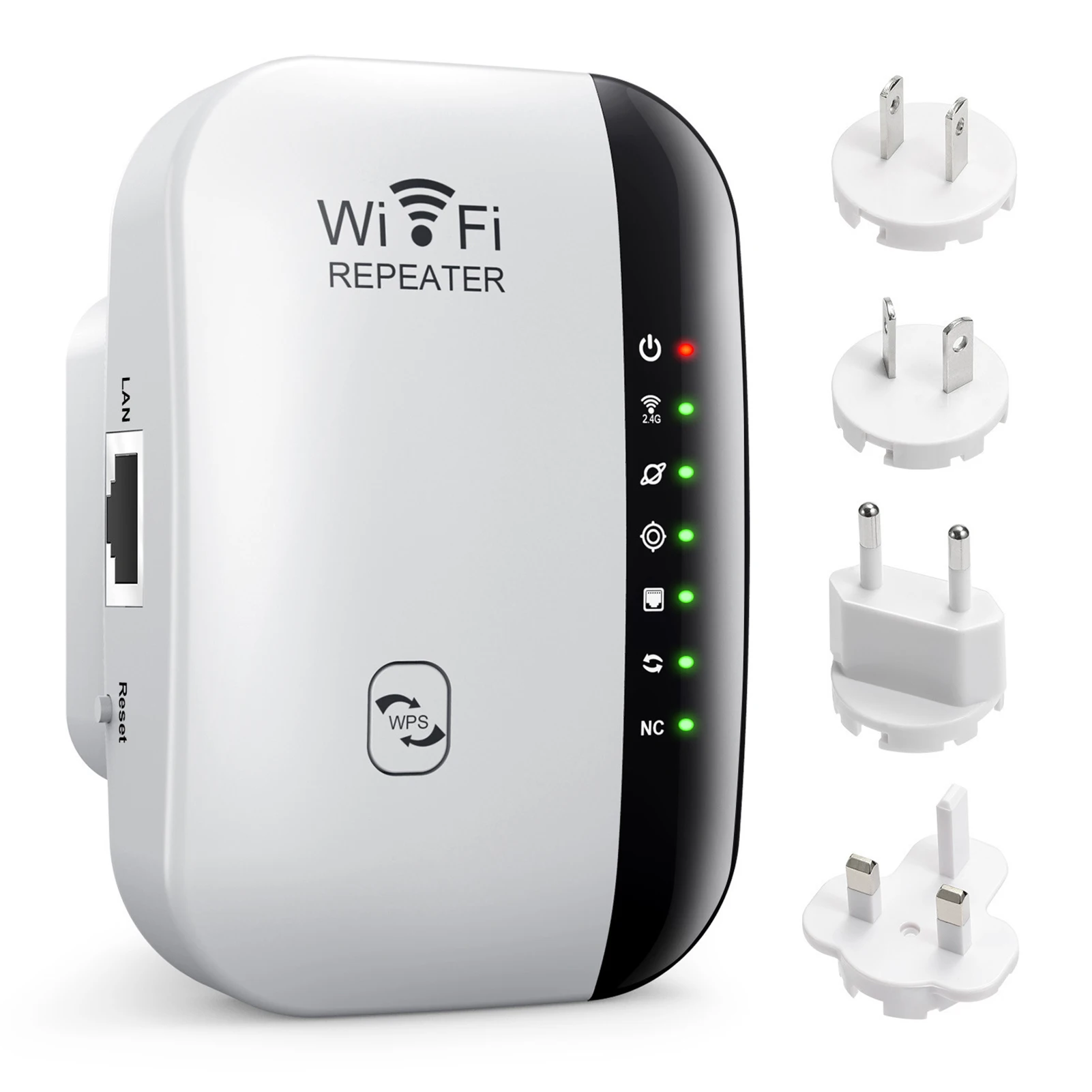 Wireless WiFi repeater 30 meters transmission distance is suitable for home use