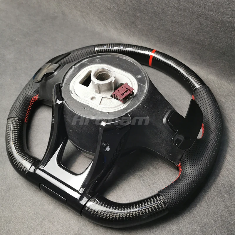 Customize Carbon Fiber Steering Wheel Piano Black For Mercedes-Benz AMG 2010 2011 2012 2013 2014 2015 2016 2017 2018 2019 2020